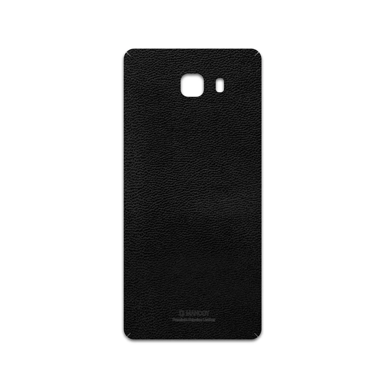 برچسب پوششی ماهوت مدل Black-Leather مناسب برای گوشی موبایل سامسونگ Galaxy C9 Pro