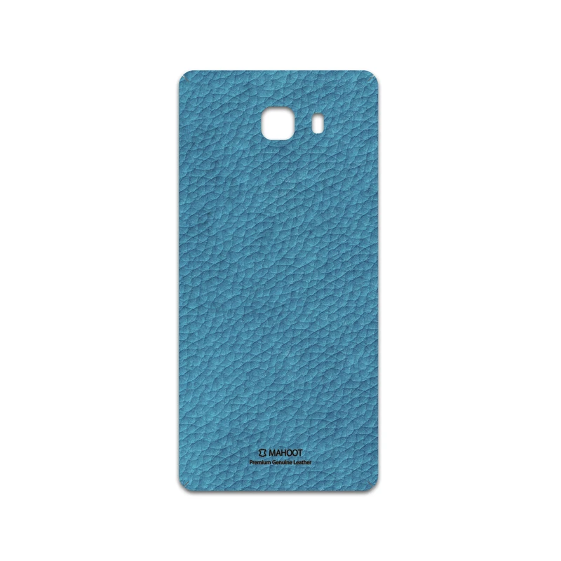 برچسب پوششی ماهوت مدل Blue-Leather مناسب برای گوشی موبایل سامسونگ Galaxy C9 Pro