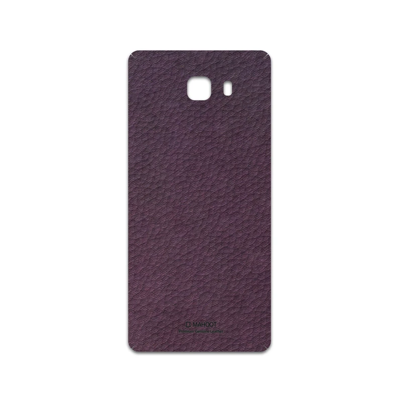 برچسب پوششی ماهوت مدل Purple-Leather مناسب برای گوشی موبایل سامسونگ Galaxy C9 Pro