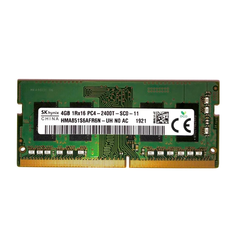 رم لپ تاپ DDR4 تک کاناله 2400 مگاهرتز CL19 اس کی هاینیکس مدل SODIMM ظرفیت 4 گیگابایت