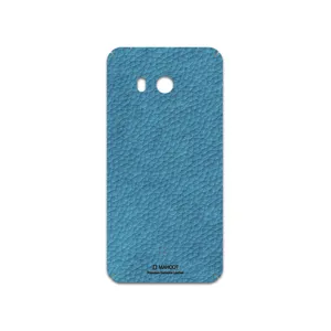MAHOOT Blue-Leather Cover Sticker for htc U11