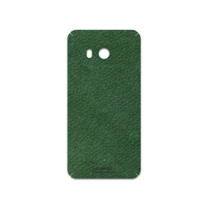 MAHOOT Green-Leather Cover Sticker for htc U11