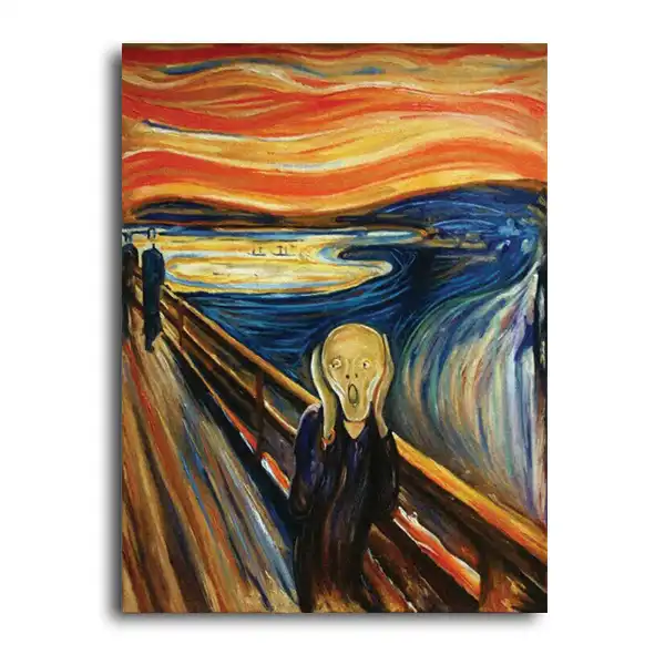 تابلو نقاشی رنگ روغن طرح جیغ کد 1009