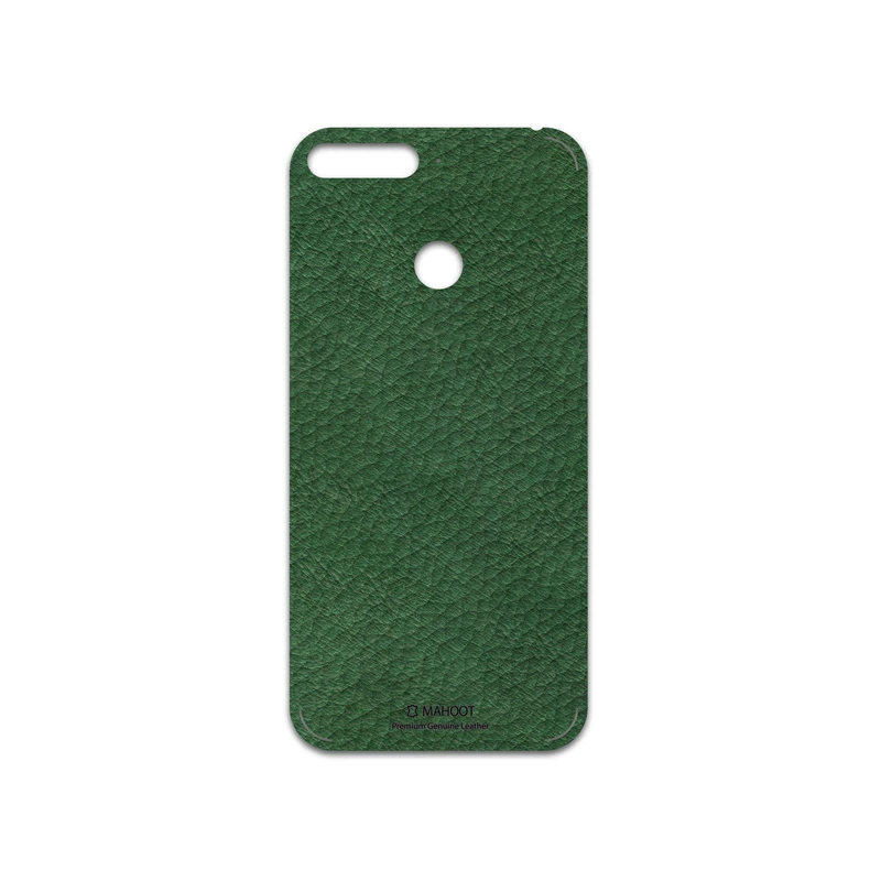 برچسب پوششی ماهوت مدل Green-Leather مناسب برای گوشی موبایل هوآوی Y6 Prime 2018