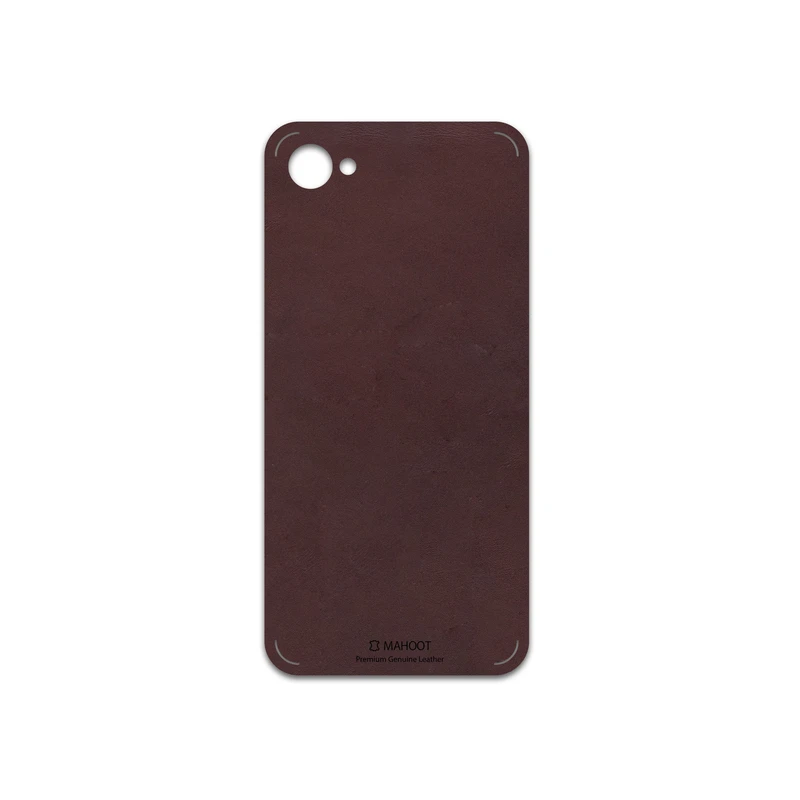 برچسب پوششی ماهوت مدل Matte-Dark-Brown-Leather مناسب برای گوشی موبایل اچ تی سی Desire 12