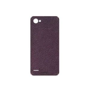 MAHOOT Purple-Leather Cover Sticker for LG Q6