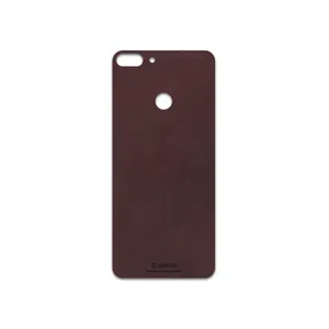 MAHOOT Matte-Dark-Brown-Leather Cover Sticker for Huawei P Smart
