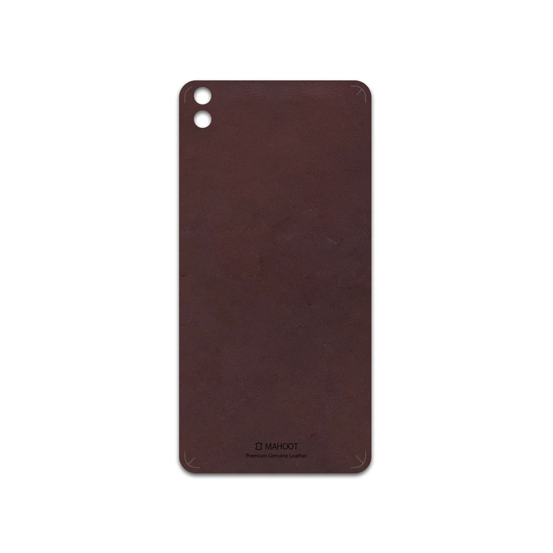 برچسب پوششی ماهوت مدل Matte-Dark-Brown-Leather مناسب برای گوشی موبایل اچ تی سی Desire 816