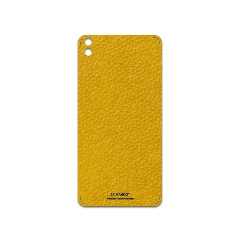 برچسب پوششی ماهوت مدل Mustard-Leather مناسب برای گوشی موبایل اچ تی سی Desire 816