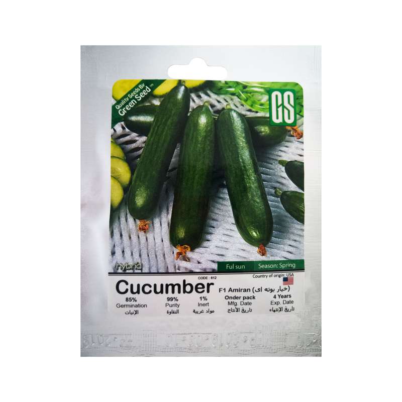 بذر خیار بوته ای گرین سید مدل BZG14