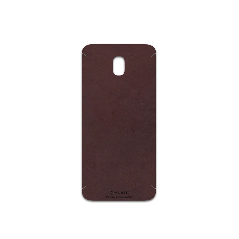 برچسب پوششی ماهوت مدل Matte-Dark-Brown-Leather مناسب برای گوشی موبایل سامسونگ Galaxy J5 Pro