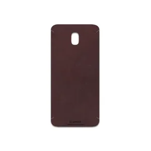 MAHOOT Matte-Dark-Brown-Leather Cover Sticker for Samsung Galaxy J7 Pro