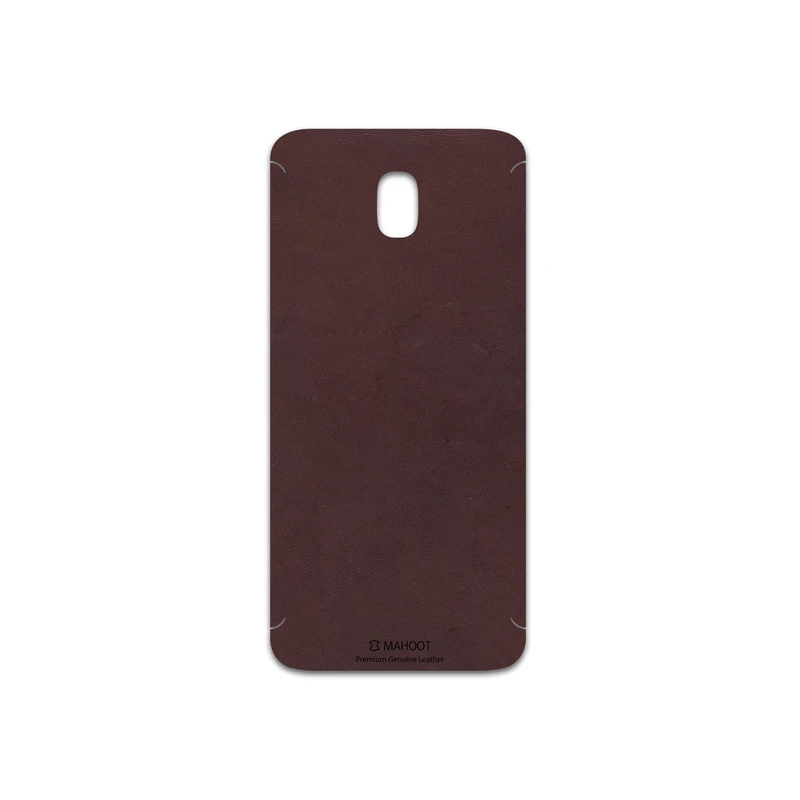 برچسب پوششی ماهوت مدل Matte-Dark-Brown-Leather مناسب برای گوشی موبایل سامسونگ Galaxy J7 Pro