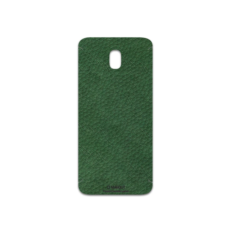 برچسب پوششی ماهوت مدل Green-Leather مناسب برای گوشی موبایل سامسونگ Galaxy J7 Pro