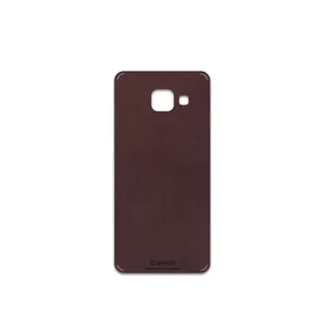 MAHOOT Matte-Dark-Brown-Leather Cover Sticker for Samsung Galaxy A3 2016