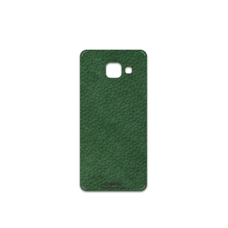 برچسب پوششی ماهوت مدل Green-Leather مناسب برای گوشی موبایل سامسونگ Galaxy A3 2016