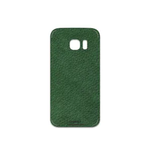 MAHOOT Green-Leather Cover Sticker for Samsung Galaxy S7