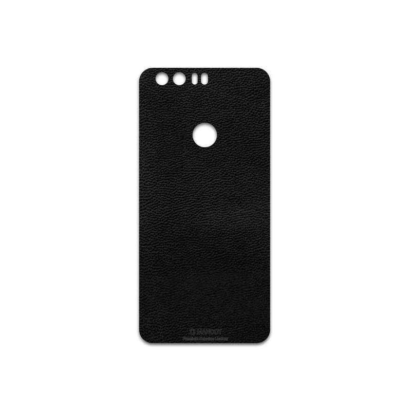 برچسب پوششی ماهوت مدل Black-Leather مناسب برای گوشی موبایل آنر 8