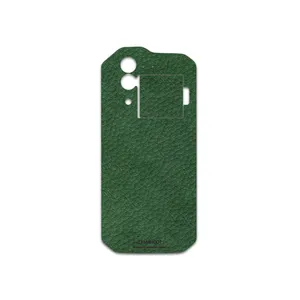 MAHOOT Green-Leather Cover Sticker for cat S60