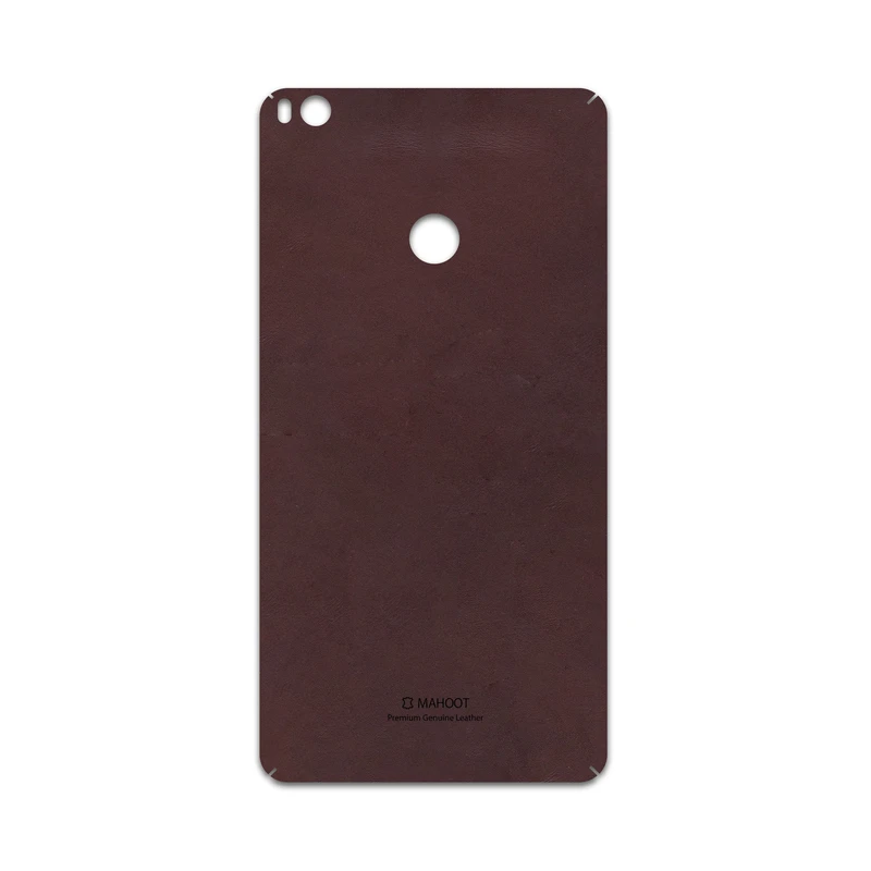 برچسب پوششی ماهوت مدل Matte-Dark-Brown-Leather مناسب برای گوشی موبایل شیائومی Mi Max 2