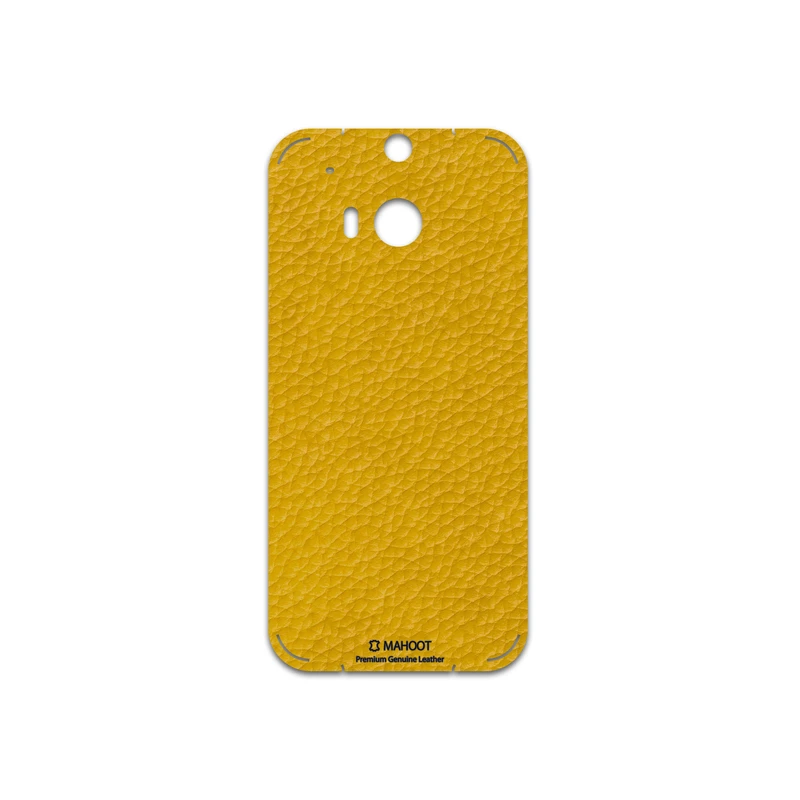 برچسب پوششی ماهوت مدل Mustard-Leather مناسب برای گوشی موبایل اچ تی سی One M8