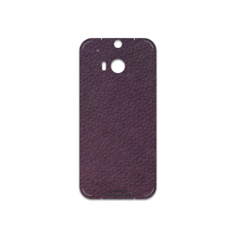 برچسب پوششی ماهوت مدل Purple-Leather مناسب برای گوشی موبایل اچ تی سی One M8
