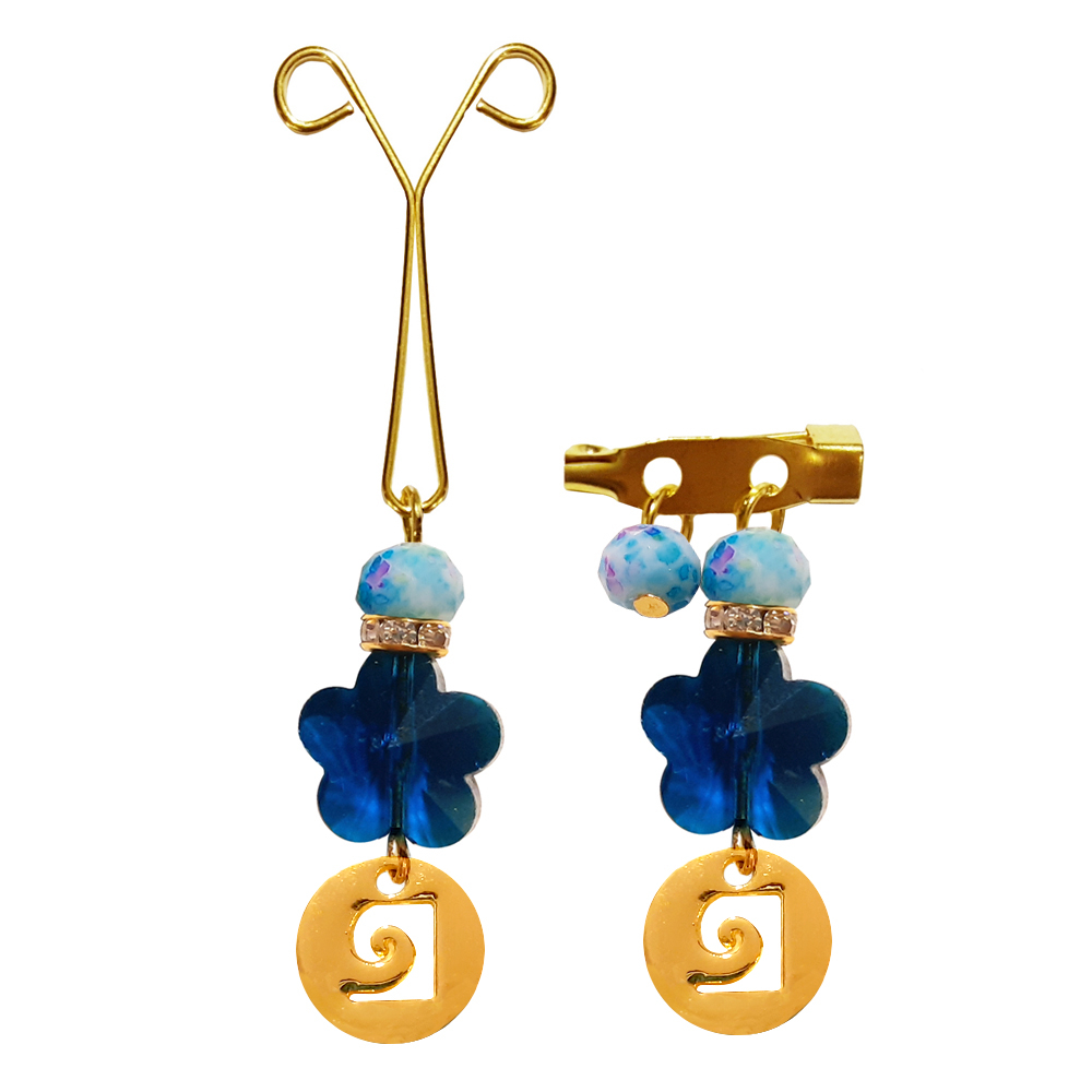 ست سنجاق سینه و گیره روسری کد jPM485