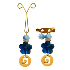 ست سنجاق سینه و گیره روسری کد jPM485