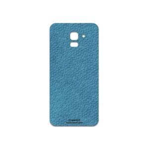 MAHOOT Blue-Leather Cover Sticker for Samsung Galaxy J6