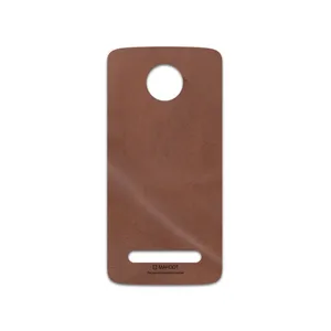 MAHOOT Matte-Natural-Leather Cover Sticker for motorola Moto Z2 Play
