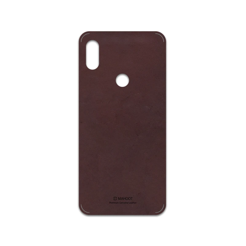 برچسب پوششی ماهوت مدل Matte-Dark-Brown-Leather مناسب برای گوشی موبایل شیائومی Redmi Y2