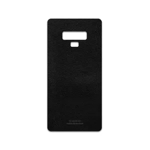 MAHOOT Black-Leather Cover Sticker for Samsung Galaxy Note 9