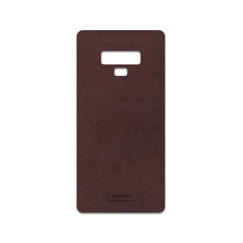 برچسب پوششی ماهوت مدل Matte-Dark-Brown-Leather مناسب برای گوشی موبایل سامسونگ Galaxy Note 9