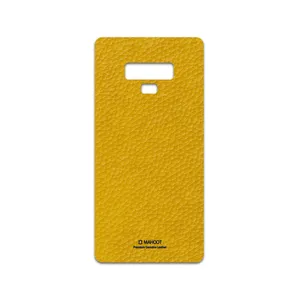 MAHOOT Mustard-Leather Cover Sticker for Samsung Galaxy Note 9