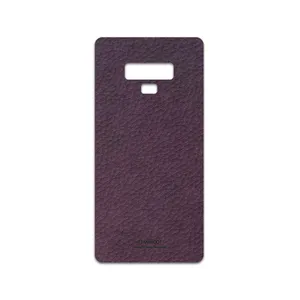 MAHOOT Purple-Leather Cover Sticker for Samsung Galaxy Note 9