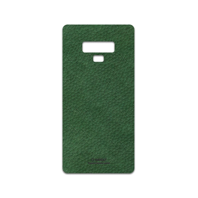 برچسب پوششی ماهوت مدل Green-Leather مناسب برای گوشی موبایل سامسونگ Galaxy Note 9