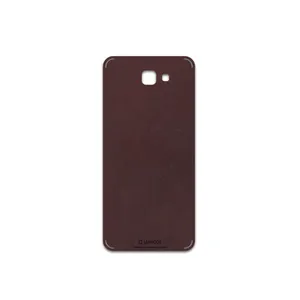 MAHOOT Matte-Dark-Brown-Leather Cover Sticker for Samsung Galaxy J5 Prime