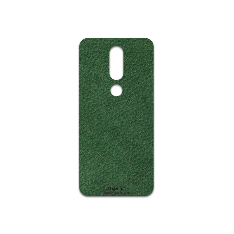 برچسب پوششی ماهوت مدل Green-Leather مناسب برای گوشی موبایل نوکیا 6.1 Plus