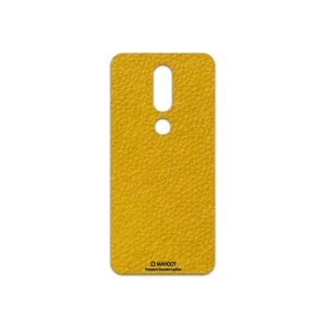 MAHOOT Mustard-Leather Cover Sticker for Nokia X6