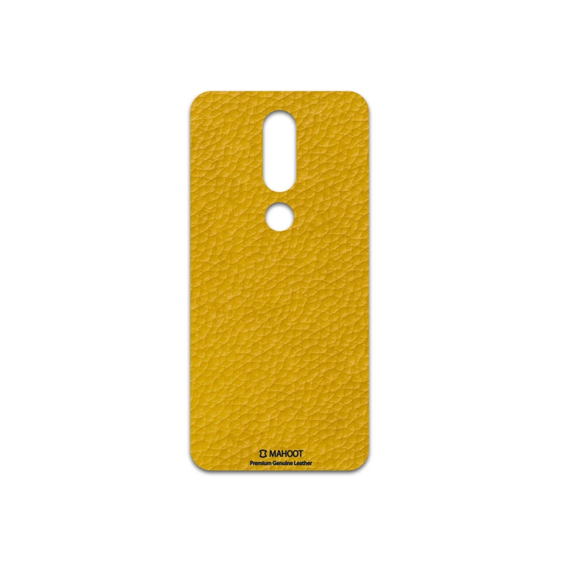 برچسب پوششی ماهوت مدل Mustard-Leather مناسب برای گوشی موبایل نوکیا X6