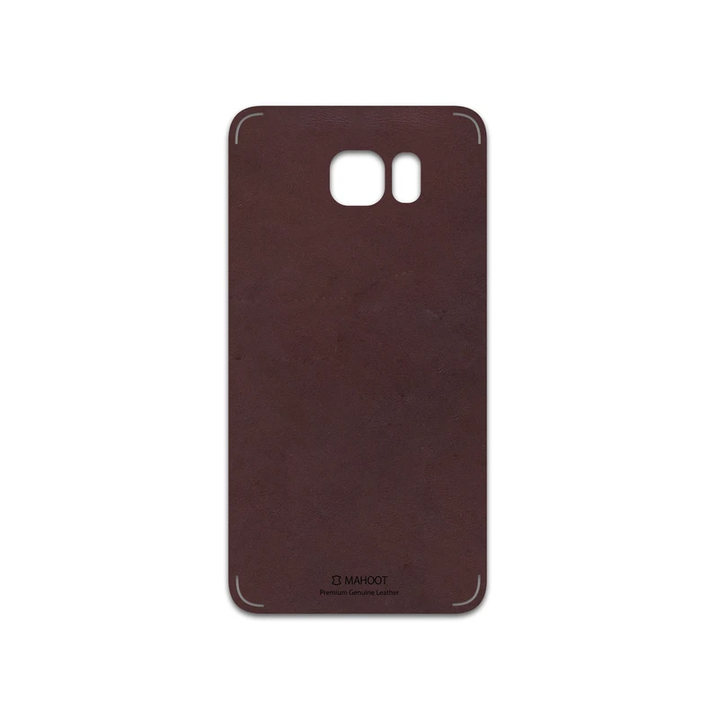 برچسب پوششی ماهوت مدل Matte-Dark-Brown-Leather مناسب برای گوشی موبایل سامسونگ Galaxy Note 5