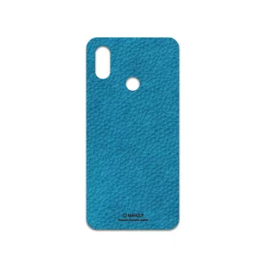 MAHOOT Blue-Leather Cover Sticker for Xiaomi Mi 8