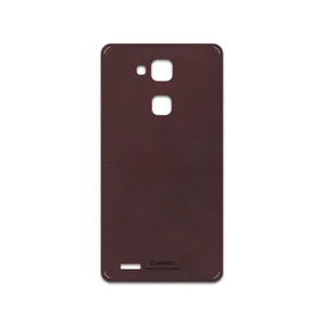 MAHOOT Matte-Dark-Brown-Leather Cover Sticker for Huawei Mate 7