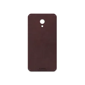MAHOOT Matte-Dark-Brown-Leather Cover Sticker for Meizu M5
