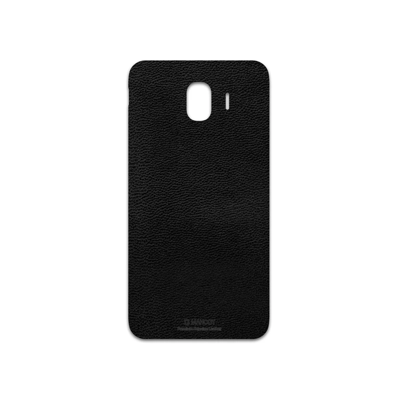 برچسب پوششی ماهوت مدل Black-Leather مناسب برای گوشی موبایل سامسونگ Galaxy J4