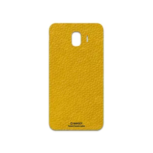 MAHOOT Mustard-Leather Cover Sticker for Samsung Galaxy J4