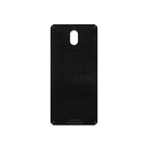 MAHOOT Black-Leather Cover Sticker for Nokia 3.1