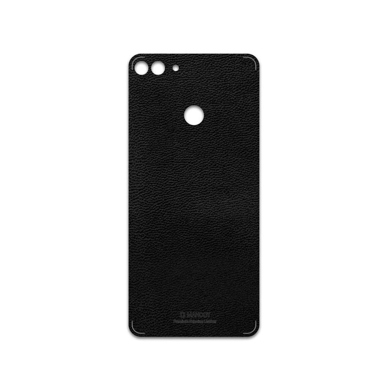 برچسب پوششی ماهوت مدل Black-Leather مناسب برای گوشی موبایل هوآوی Y9 2018