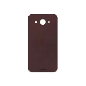 MAHOOT Matte-Dark-Brown-Leather Cover Sticker for Huawei Y3 2018
