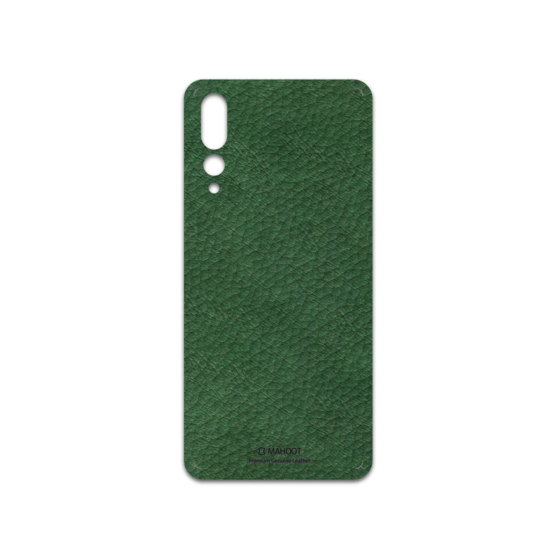 برچسب پوششی ماهوت مدل Green-Leather مناسب برای گوشی موبایل هوآوی P20 Pro